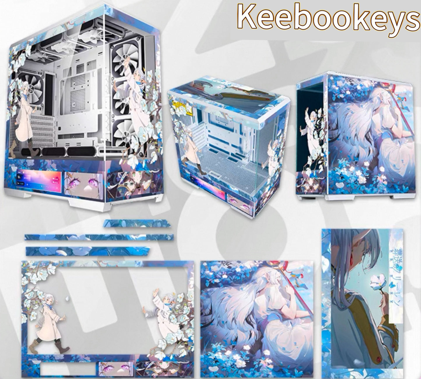 Pre order Frieren ATX Pc Case/ With 6 inches Touchscreen