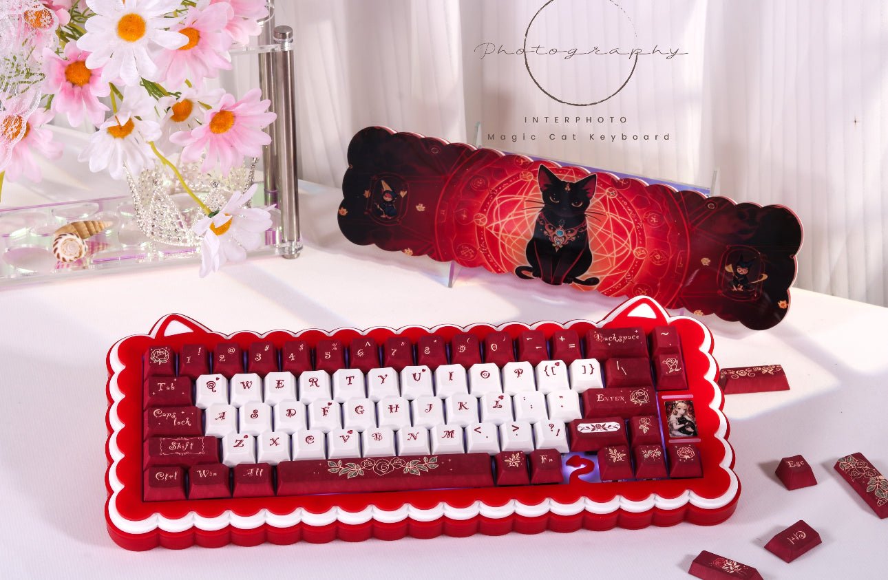 Magic Cat 68 Keyboard Kit With Wrist Rest