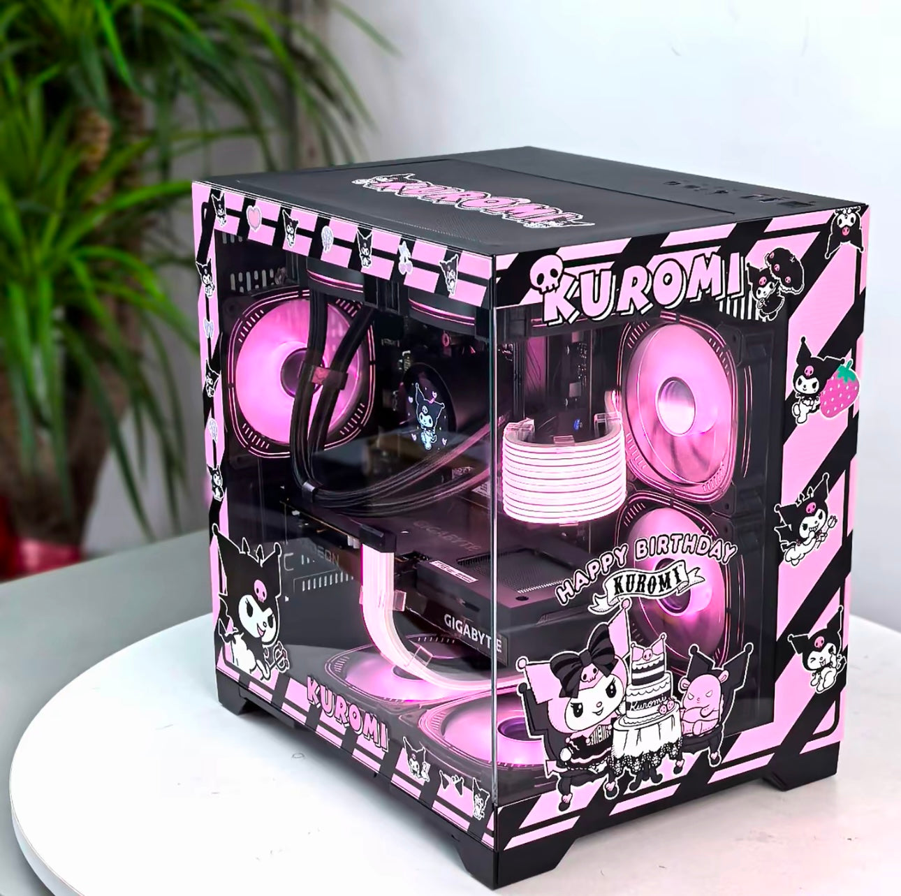 Pre order Kuromi mATX Pc Case - Keebookeys