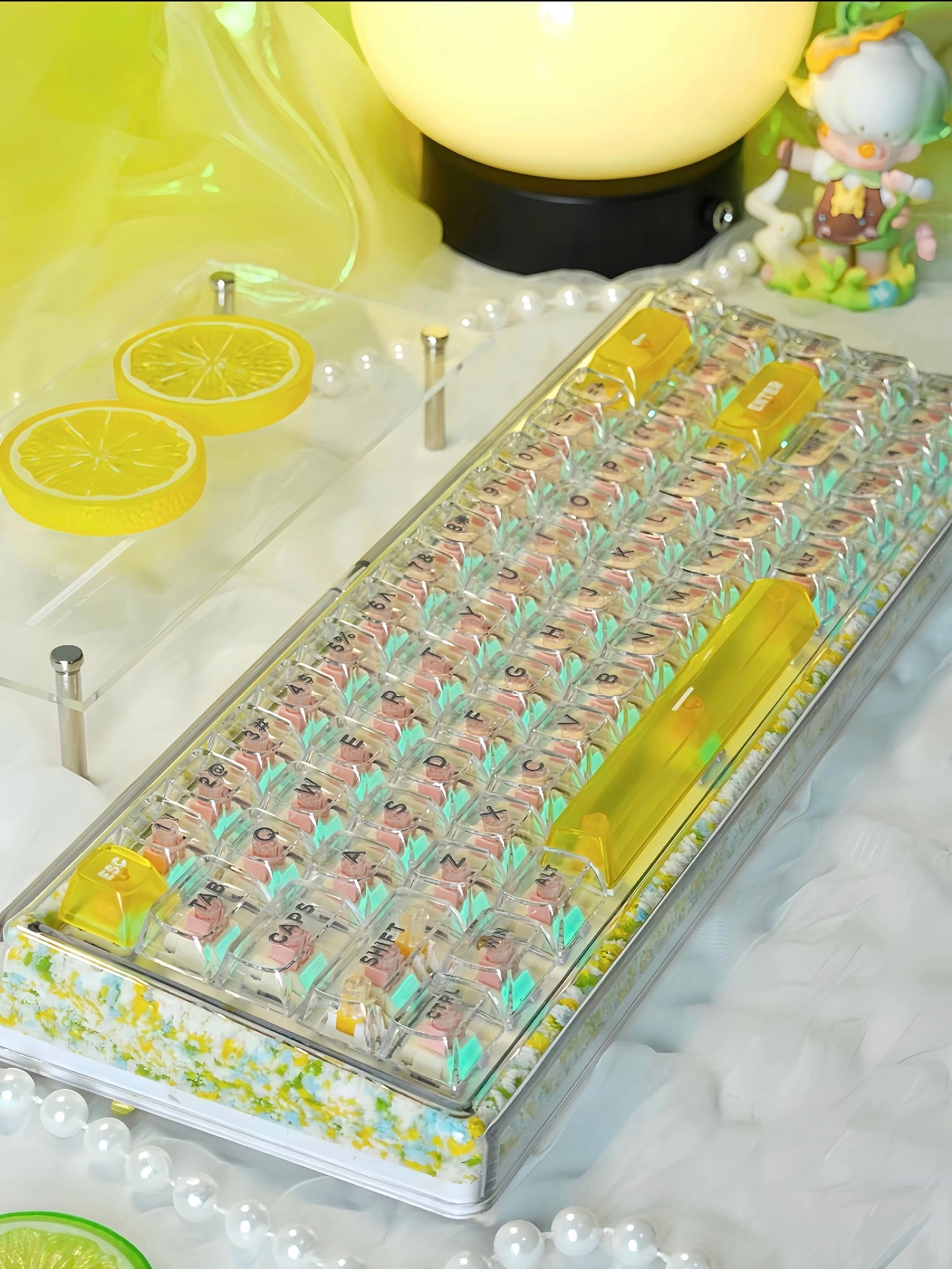 Preserved Flowers Spring Keycaps Keyboard Limited Edition - Keebookeys