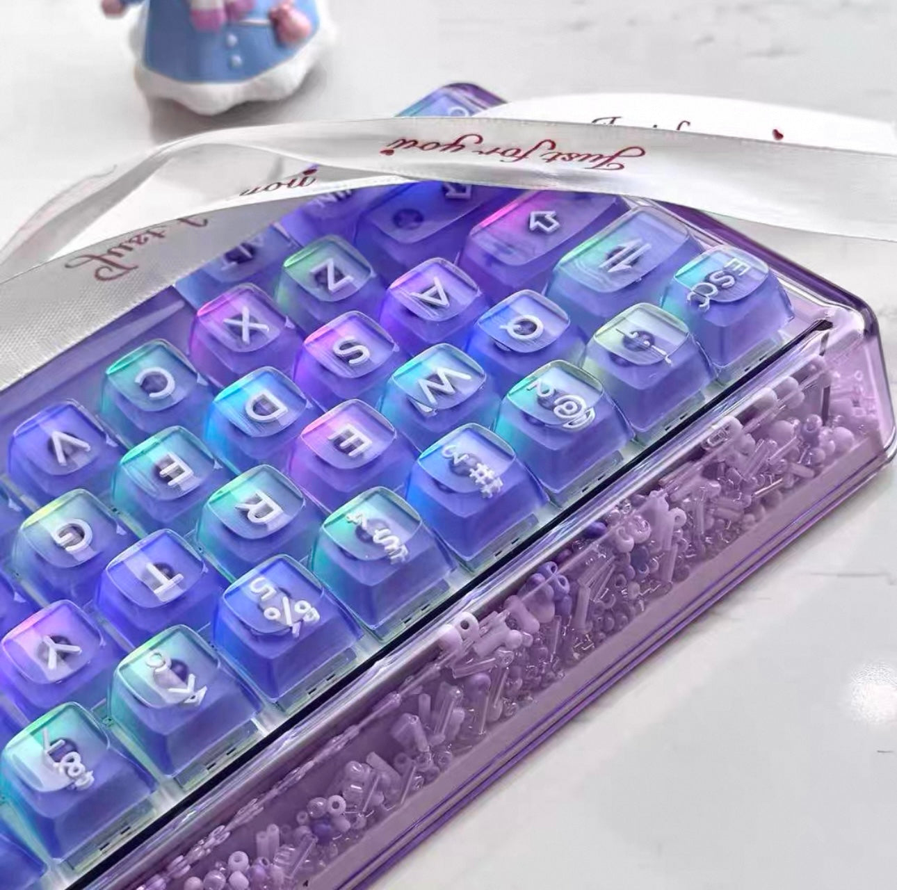 Taro Boba Keyboard/ Base 68 - Keebookeys