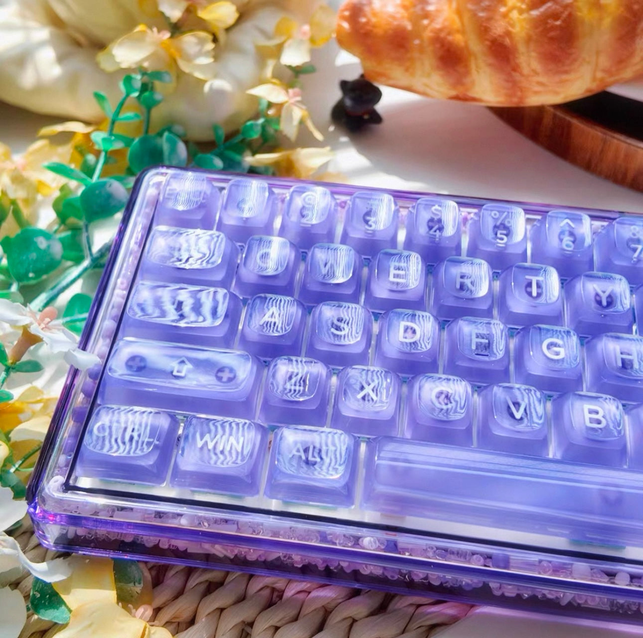 Taro Boba Keyboard/ Base 68 - Keebookeys