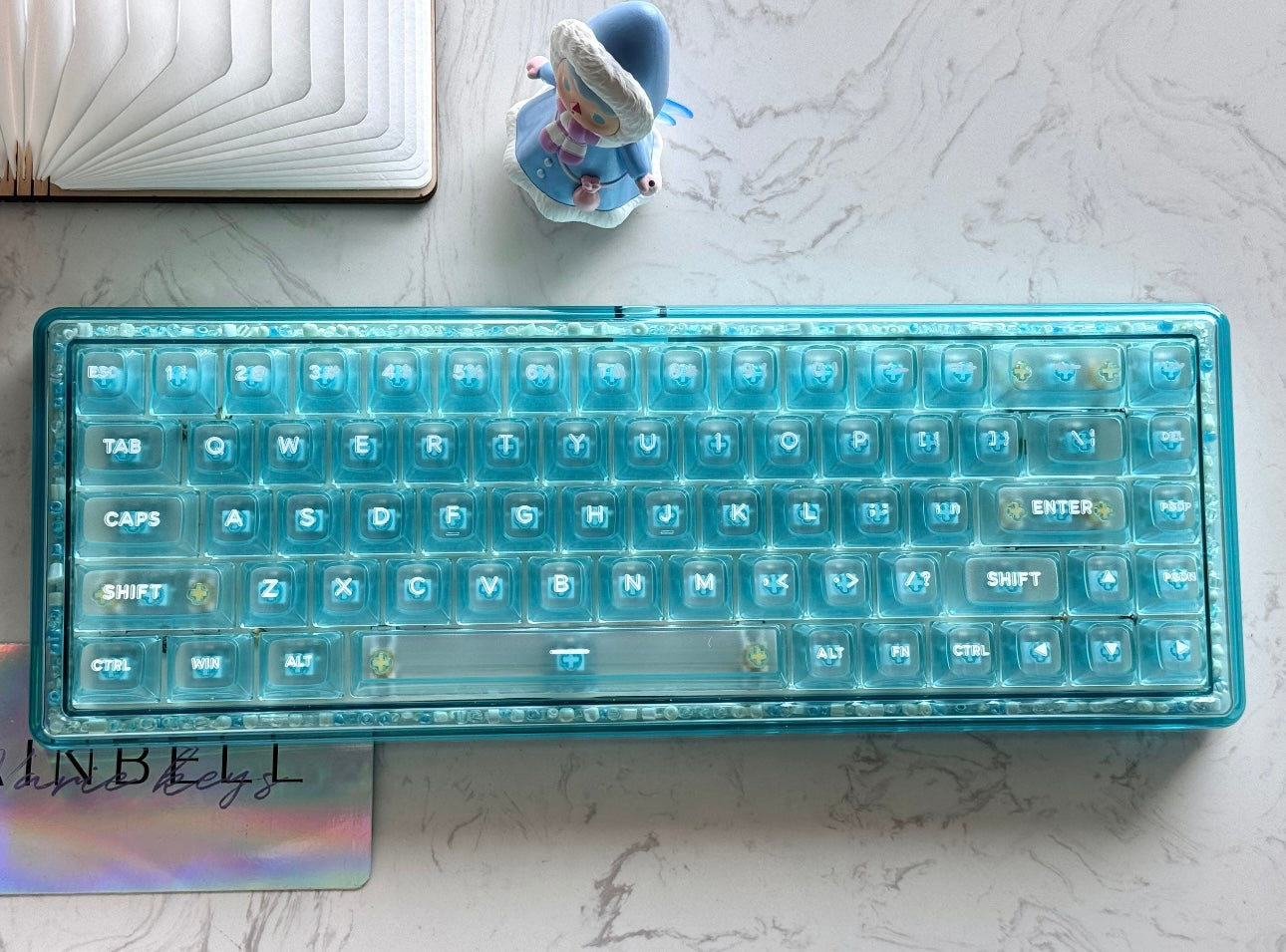 Sea Salt Keyboard Limited Edition/ Base 68 - Keebookeys
