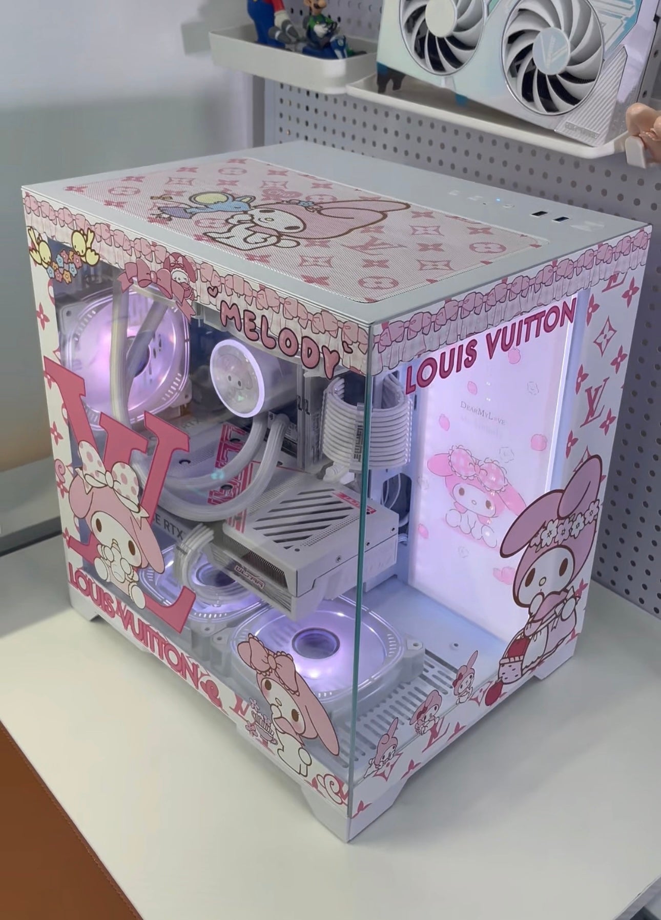 Pre order kuromi and my melody mATX Pc Case