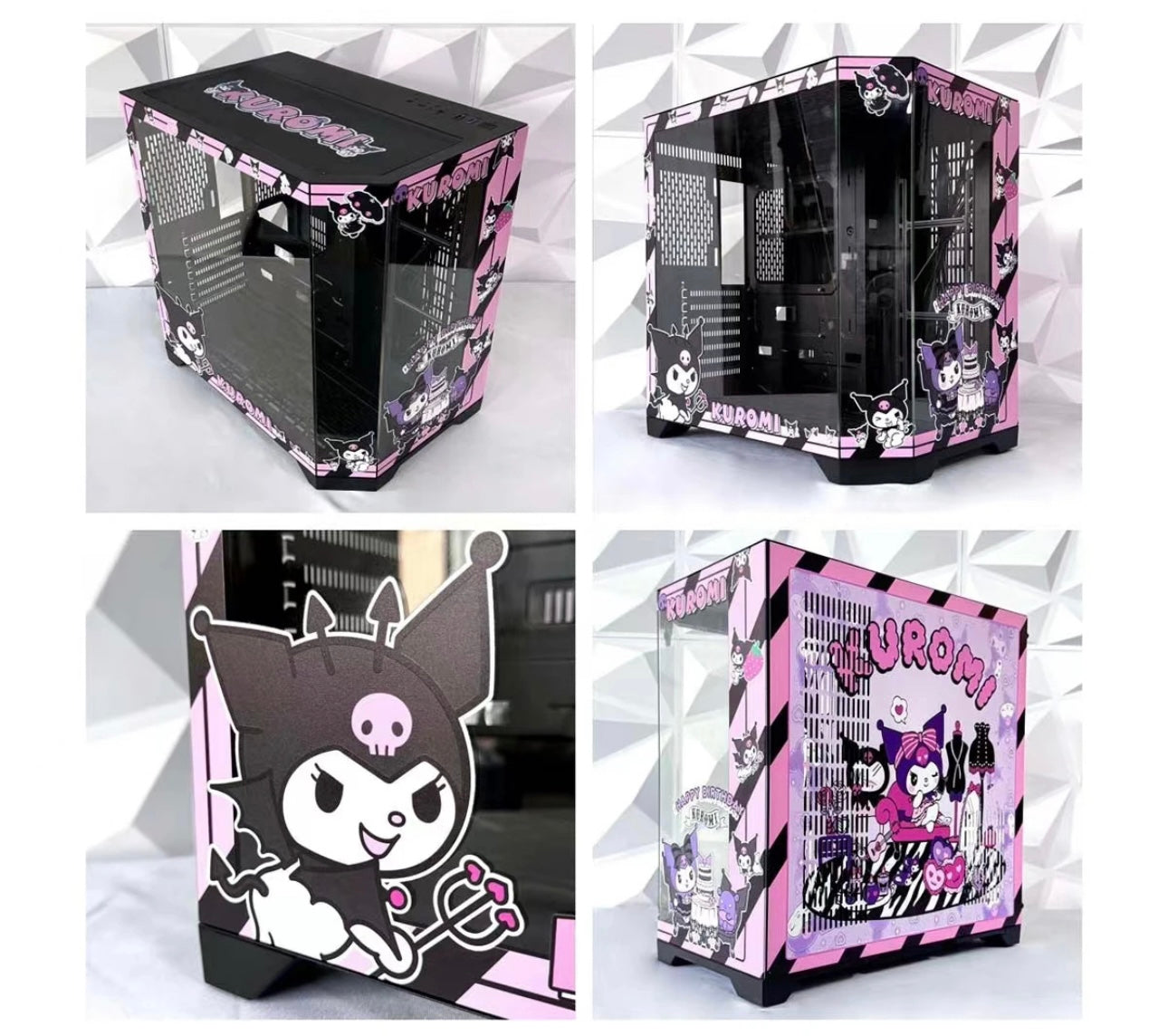 Pre order Black Kurom ATX Pc Case/ With 6 inches Touchscreen