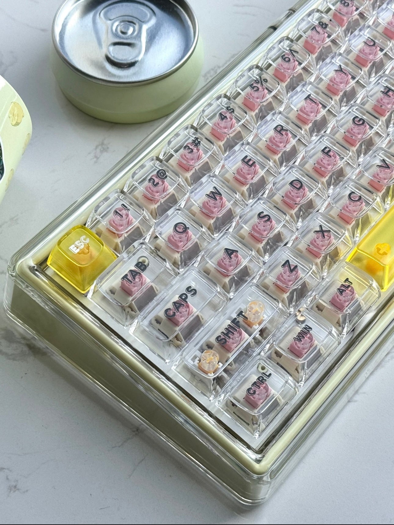 Lemon Soda Custom Keyboard/Base 68 - Keebookeys