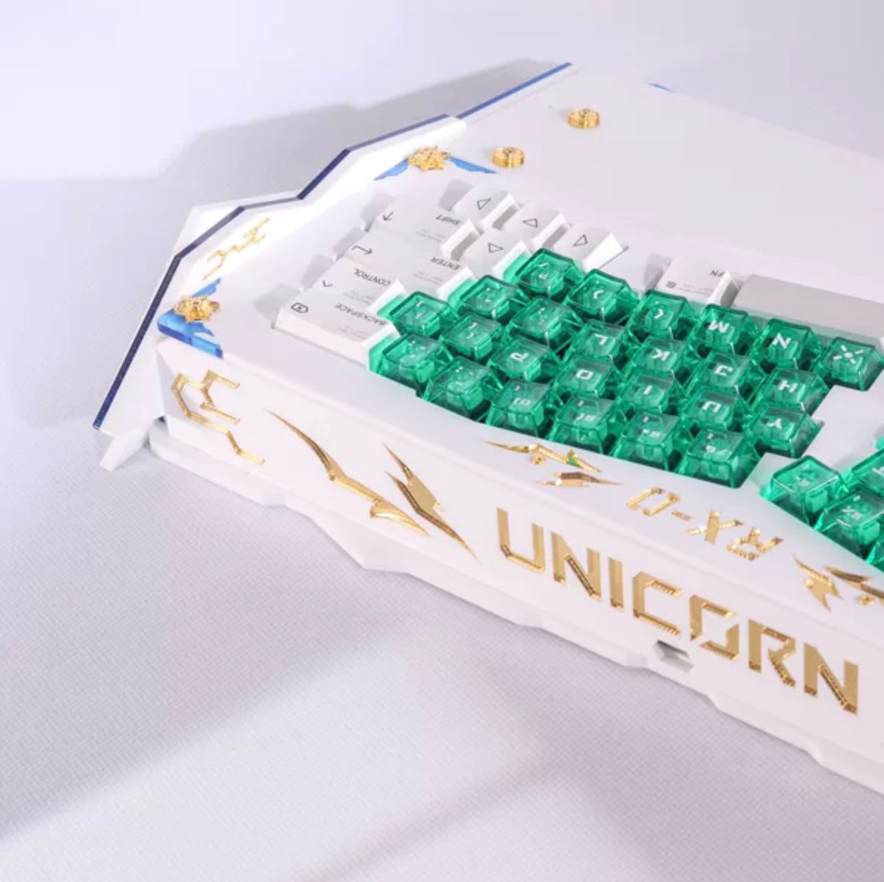 Zuoer Spring Ergonomic Alice Acrylic Keyboard V1 - Keebookeys
