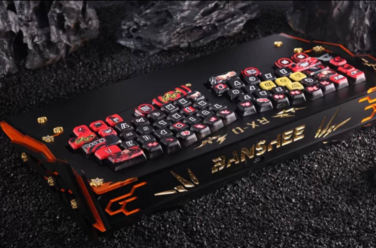 Zuoer Spring Ergonomic Alice Acrylic Keyboard V2 - Keebookeys