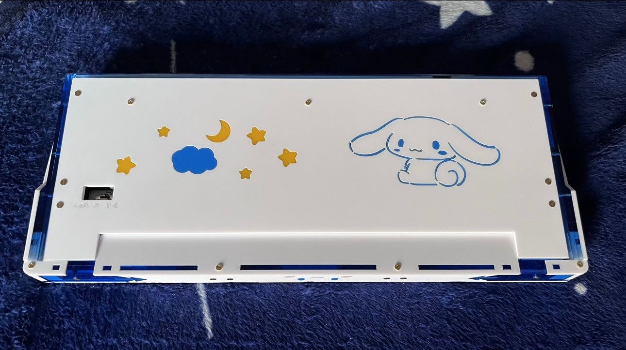 Zuoer Cinnamoroll Themed Acrylic Keyboard Kit - Keebookeys