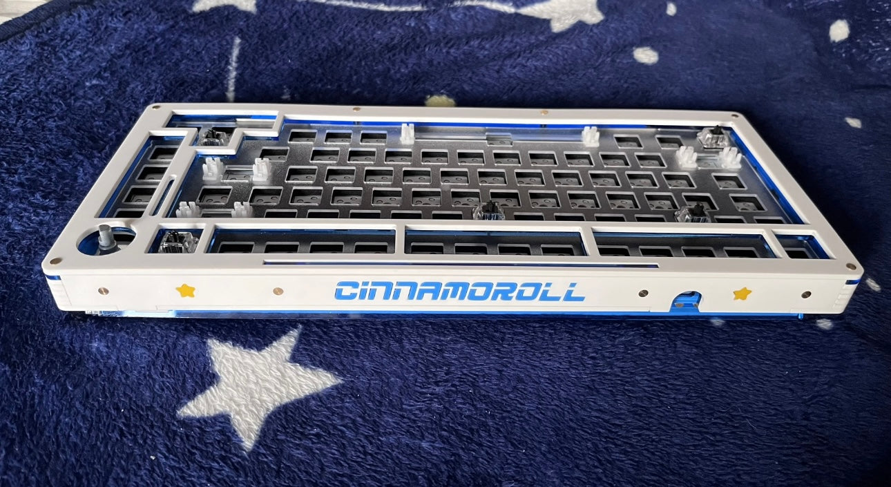 Zuoer Cinnamoroll Themed Acrylic Keyboard Kit - Keebookeys