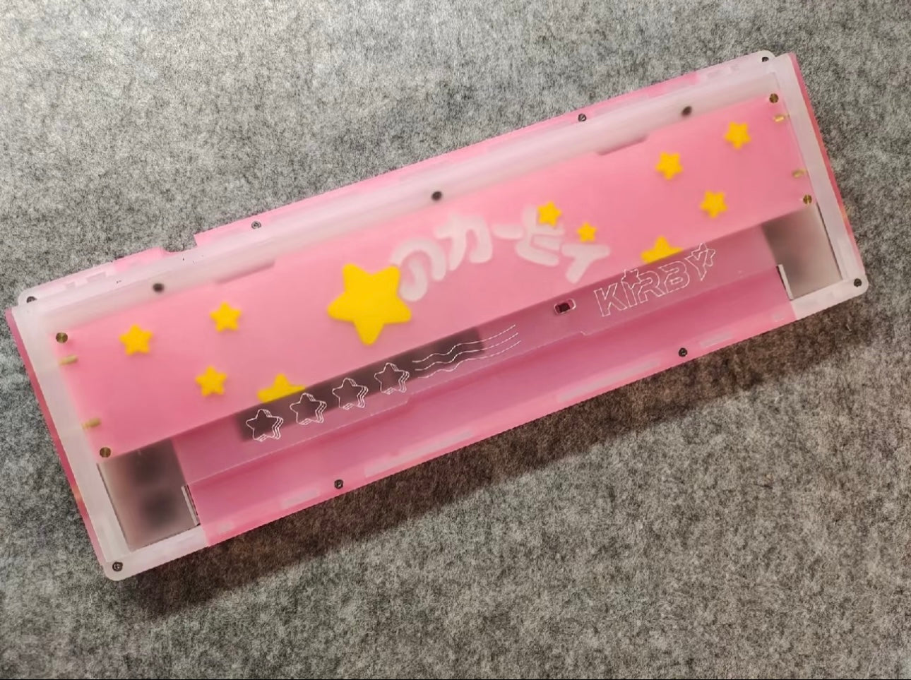 Star Themed Acrylic Keyboard (No keycaps) - Keebookeys