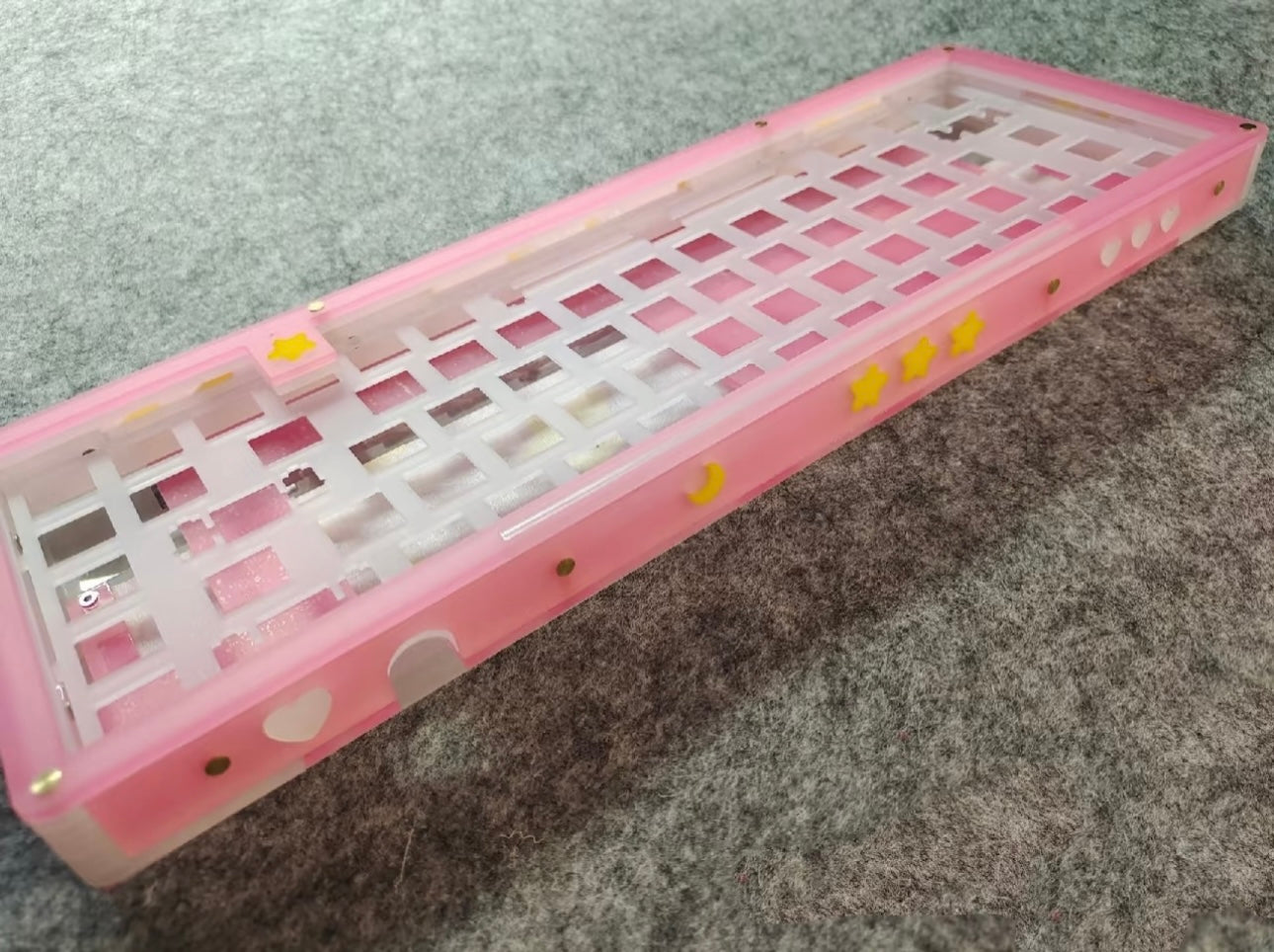 Star Themed Acrylic Keyboard (No keycaps) - Keebookeys