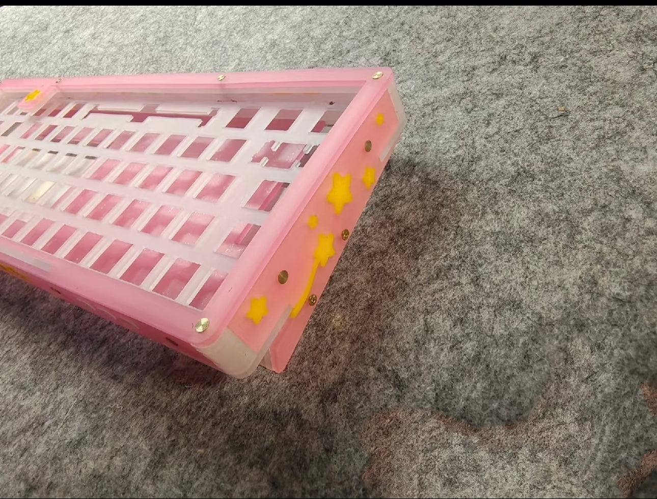 Star Themed Acrylic Keyboard (No keycaps) - Keebookeys