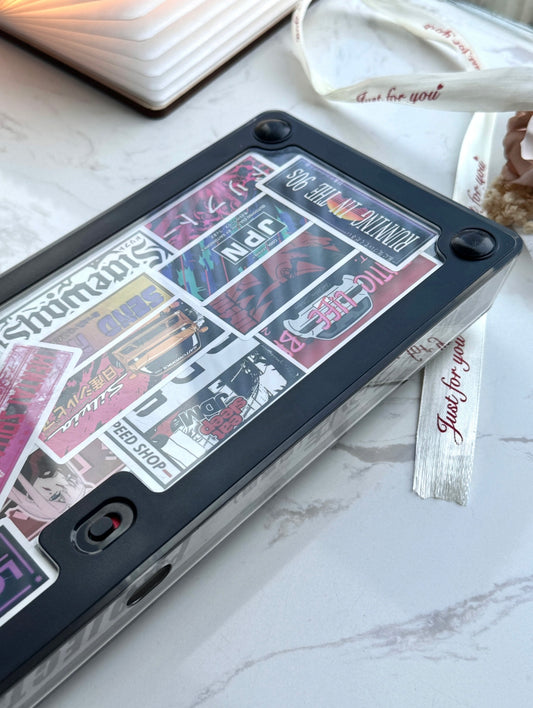 Initial D inspired Themed Custom Keyboard/Base 68 - Keebookeys