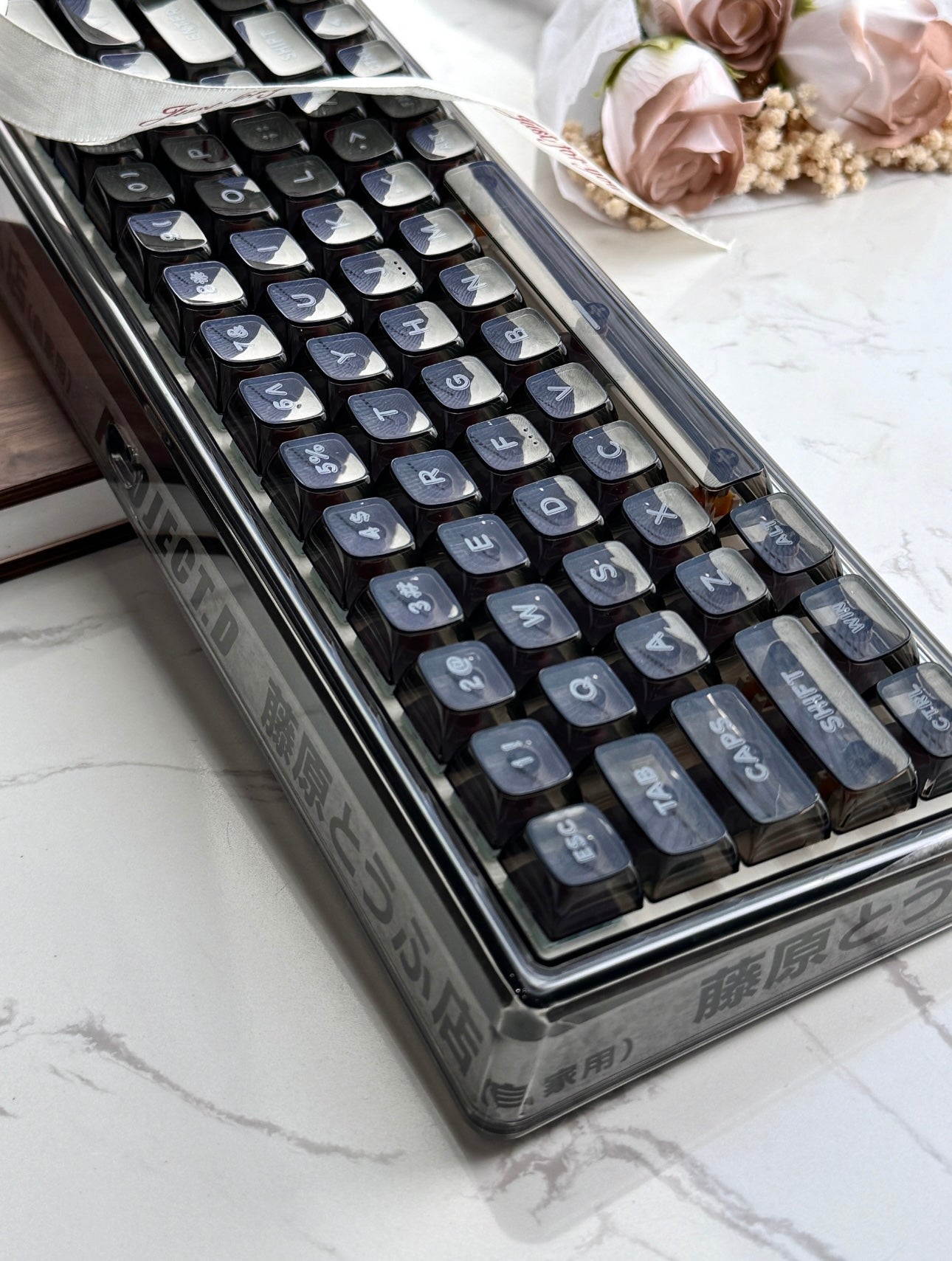 Initial D inspired Themed Custom Keyboard/Base 68 - Keebookeys