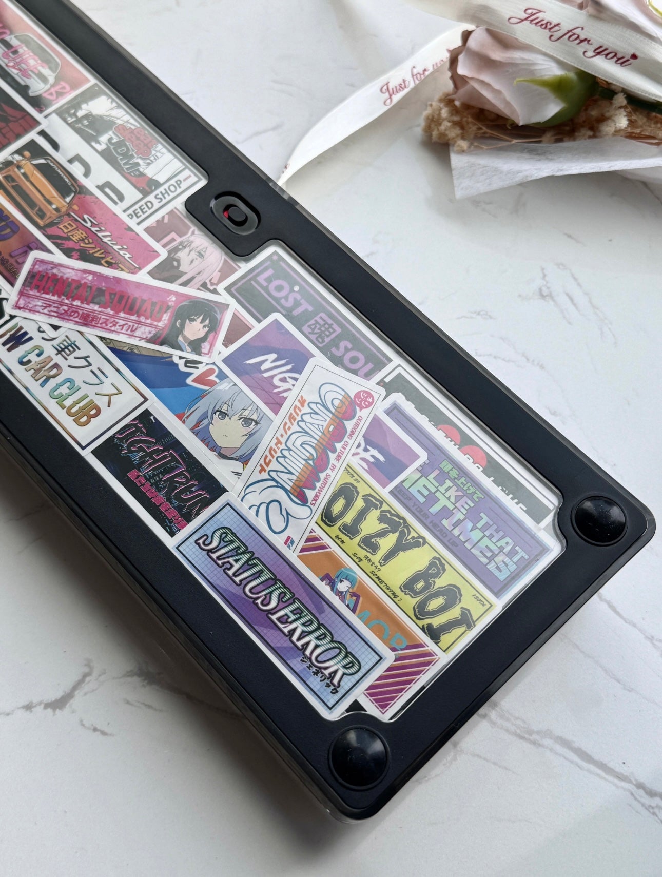 Initial D inspired Themed Custom Keyboard/Base 68 - Keebookeys