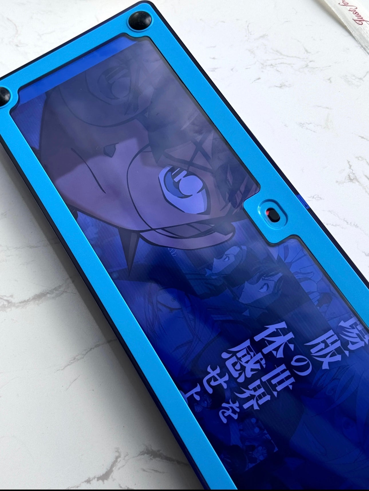 Detective Conan Themed Custom Keyboard Blue/Base 68 - Keebookeys