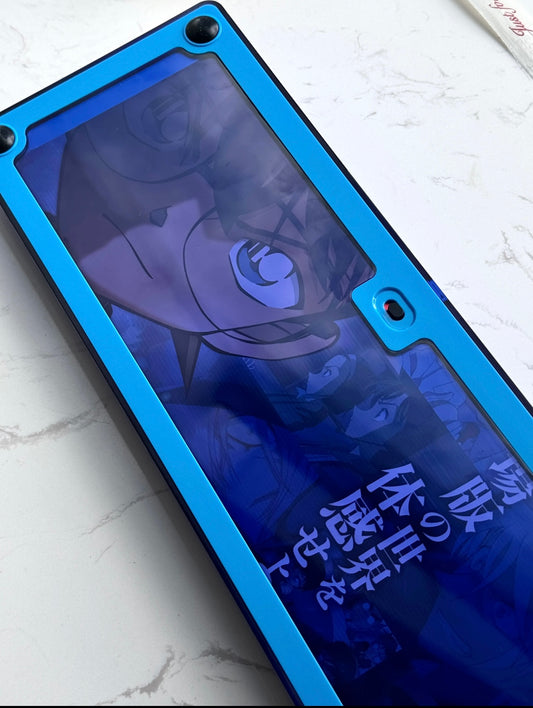 Detective Conan Themed Custom Keyboard Blue/Base 68 - Keebookeys