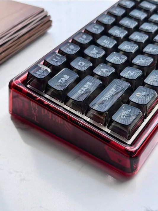 EVANGELION-01 Themed Custom Keyboard /Base 68 - Keebookeys