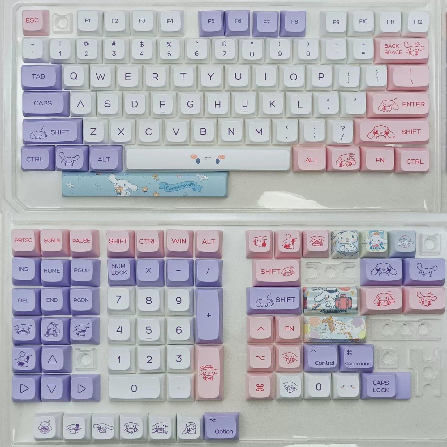XDA Profile Cinnamoroll PBT Keycaps - Keebookeys