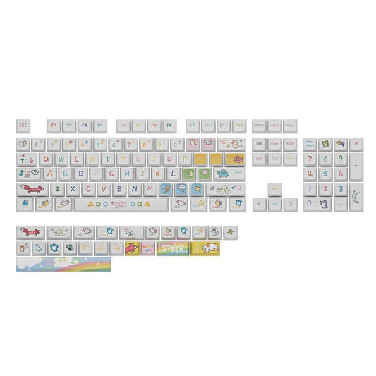 XDA Profile Animal Party Keycaps - Keebookeys