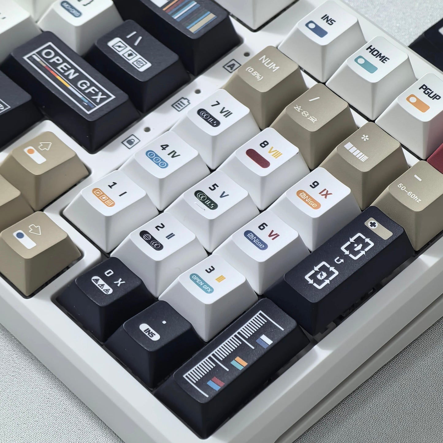 135 Keys Cherry Profile Maximalism Theme PBT Keycap Set - Keebookeys