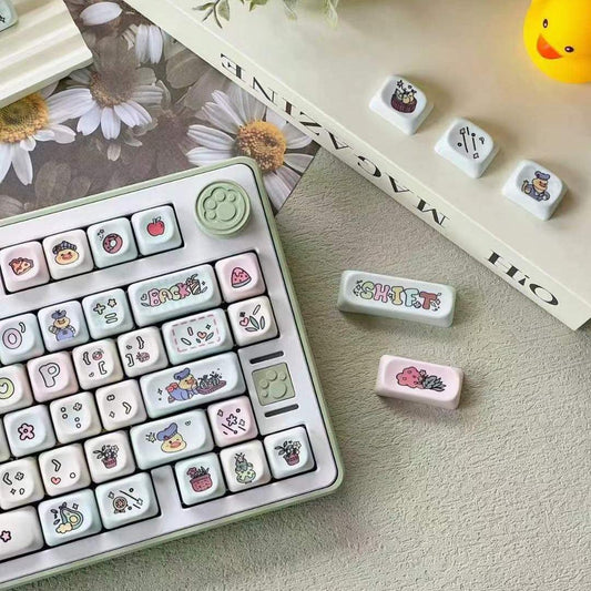 MOA Profile Fruit Duck Keycaps - Keebookeys