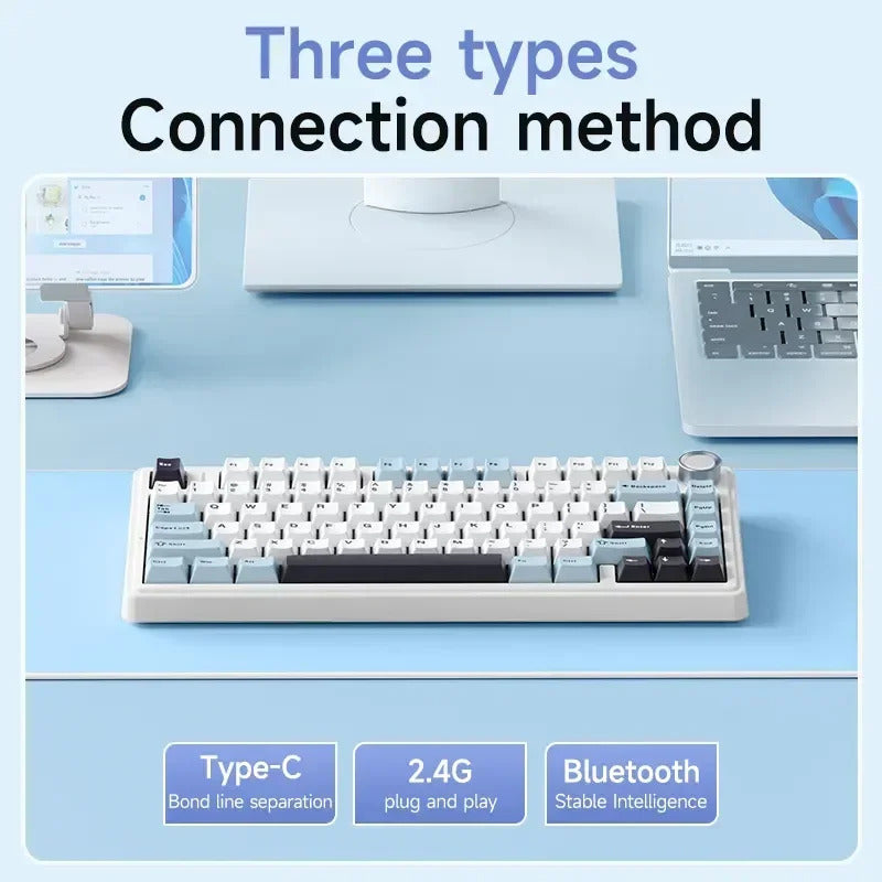AULA F75 Wireless Mechanical Keyboard - Keebookeys