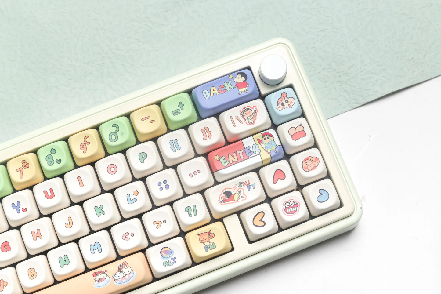 MOG/MOA Profile Crayon Kid Theme Keycaps - Keebookeys