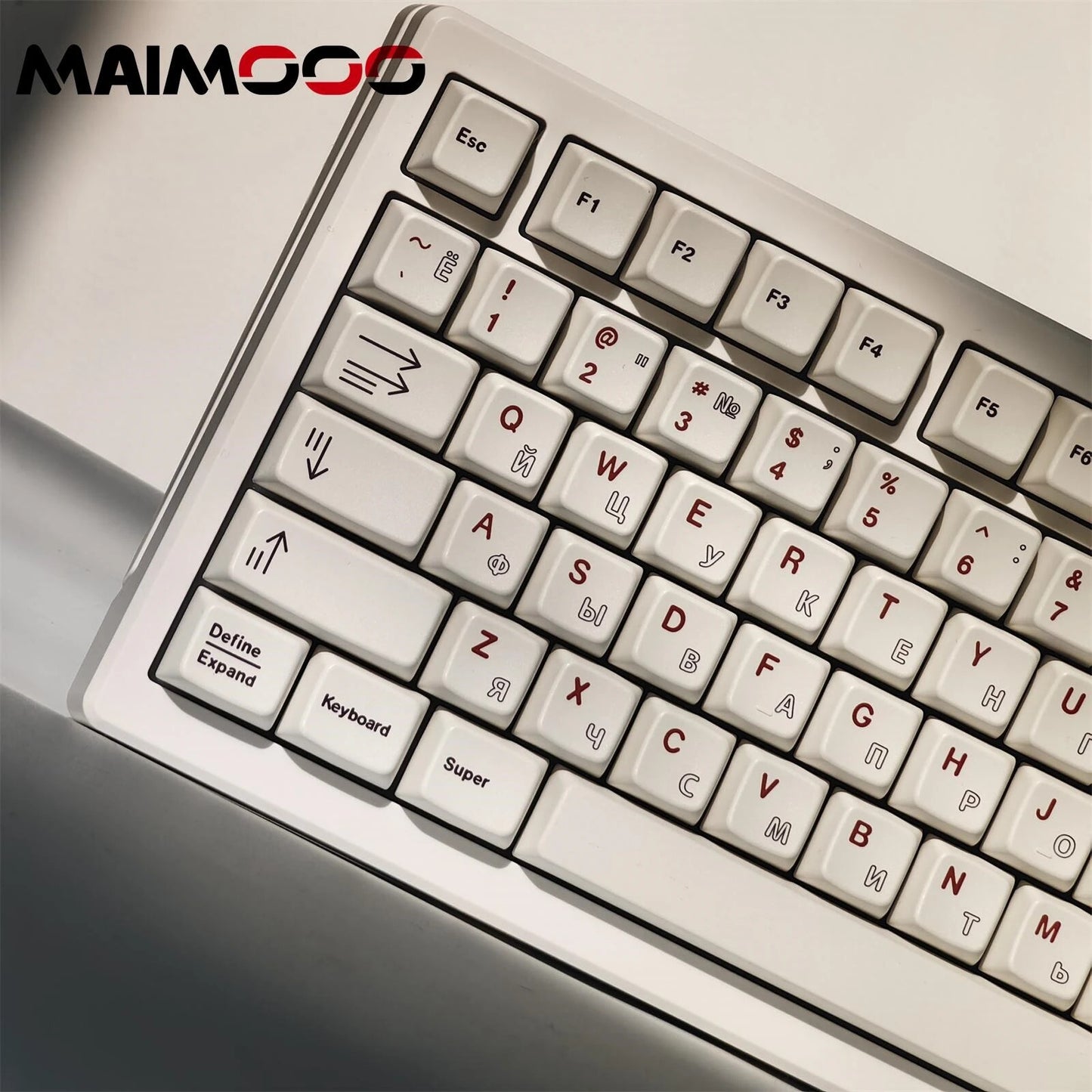 145 Keys Cherry Profile Material Texture Simple Theme Keycap - Keebookeys