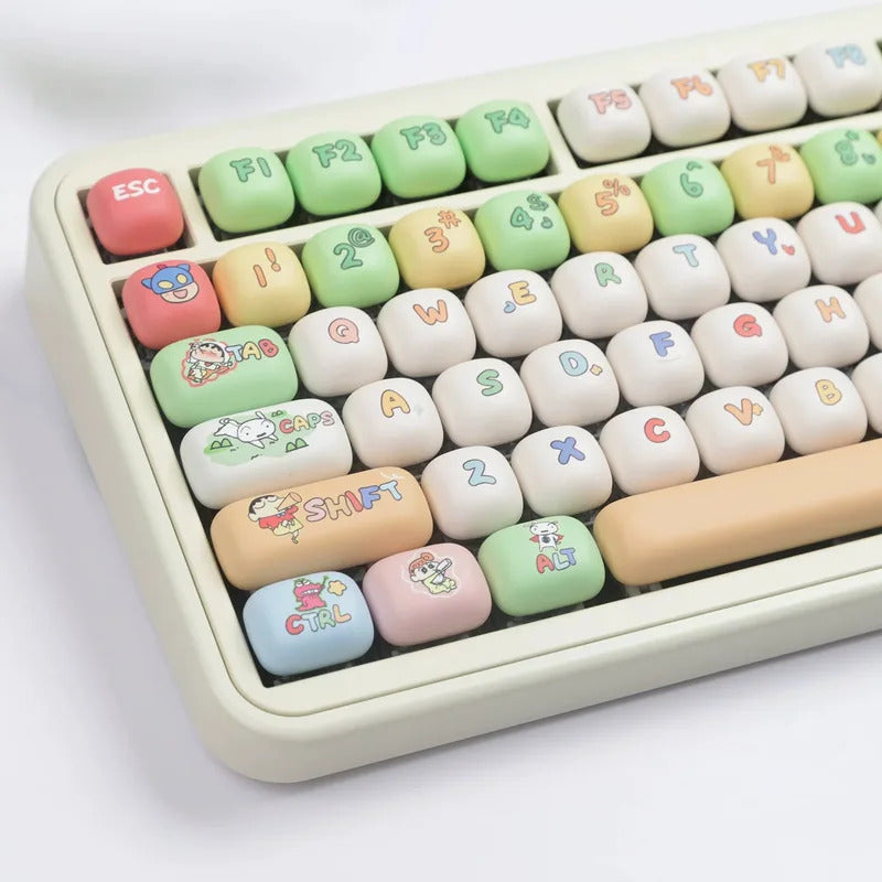 MOG/MOA Profile Crayon Kid Theme Keycaps - Keebookeys