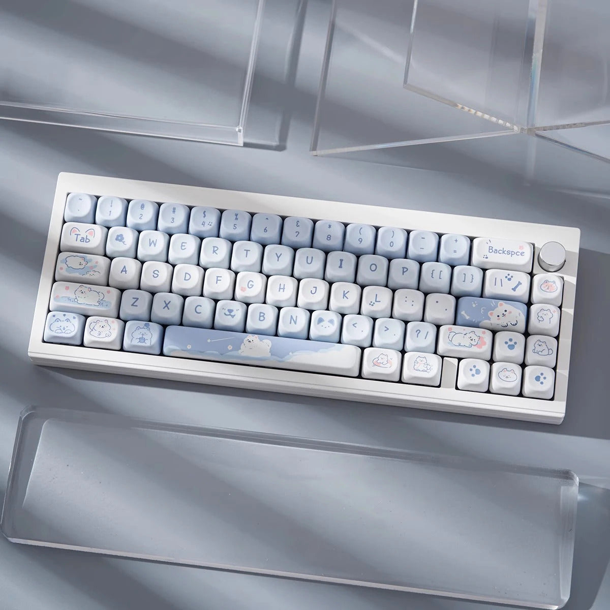 95 Keys Sweet Zoo Series MOA Profile PBT Keycaps - Keebookeys