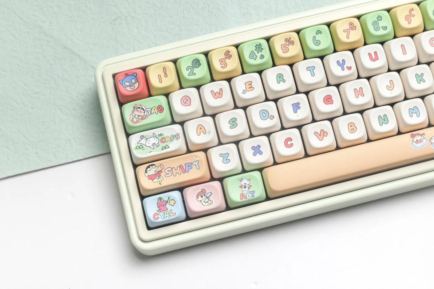MOG/MOA Profile Crayon Kid Theme Keycaps - Keebookeys