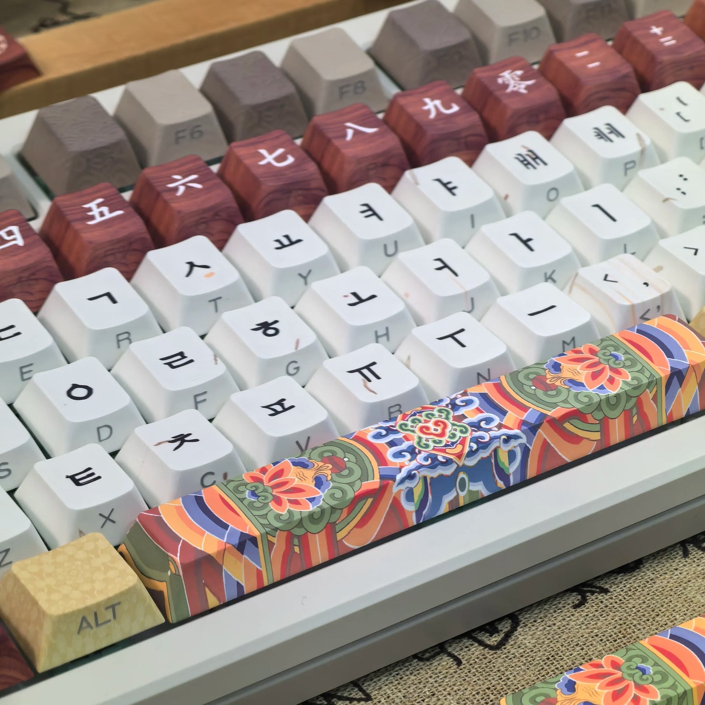 Chinese Ancient Architecture Theme Keycap - Keebookeys