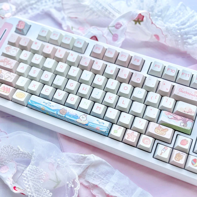 95 Keys Cherry Profile Sweet Zoo Series II PBT Keycaps - Keebookeys
