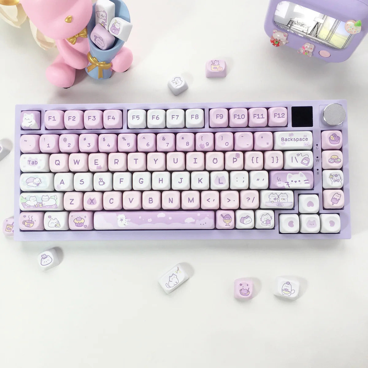 95 Keys Cherry Profile Sweet Zoo Series III PBT Keycaps - Keebookeys