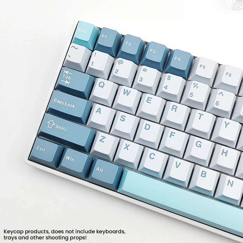 126 Keys Cherry Profile Minimalist PBT Keycaps - Keebookeys