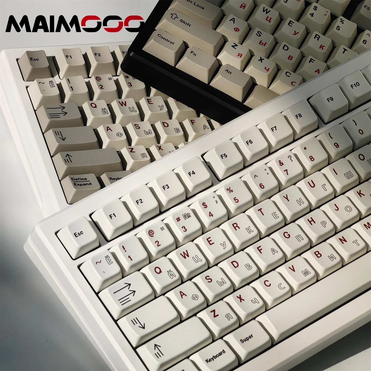 145 Keys Cherry Profile Material Texture Simple Theme Keycap - Keebookeys