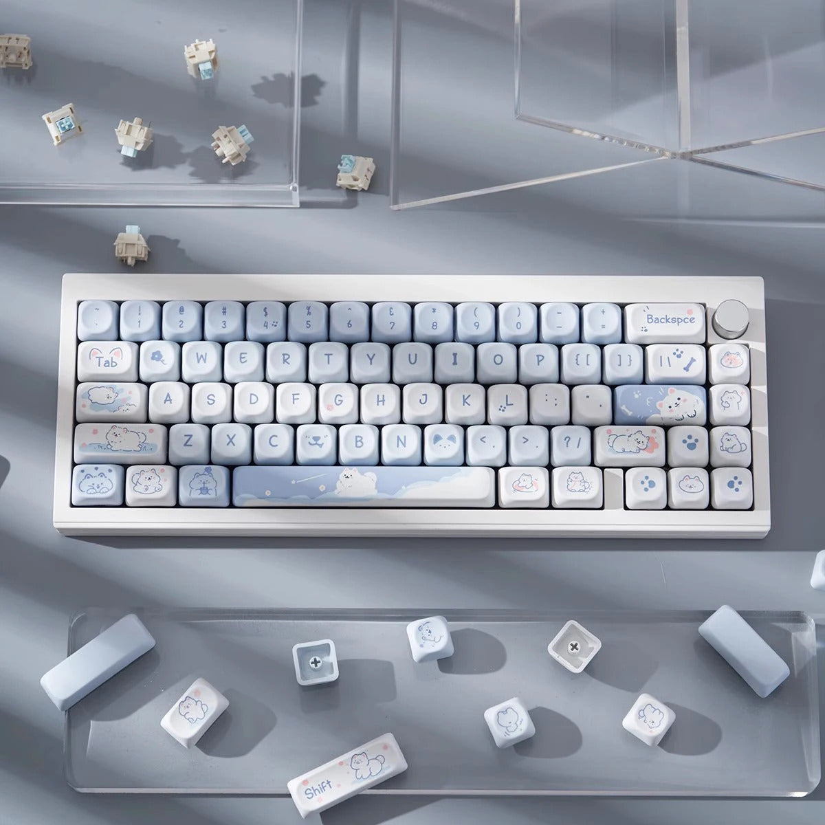 95 Keys Cherry Profile Sweet Zoo Series III PBT Keycaps - Keebookeys