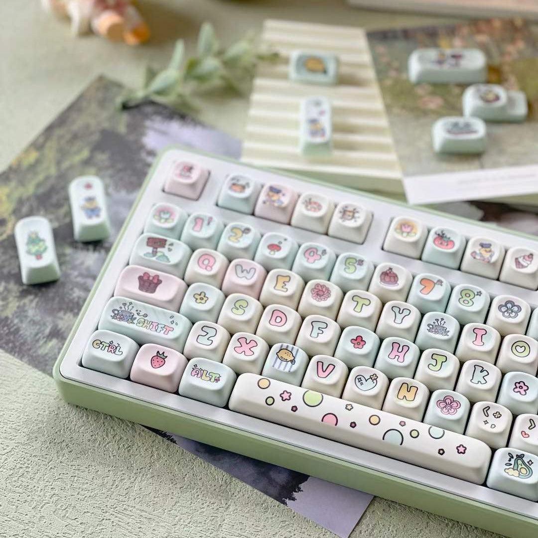 MOA Profile Fruit Duck Keycaps - Keebookeys
