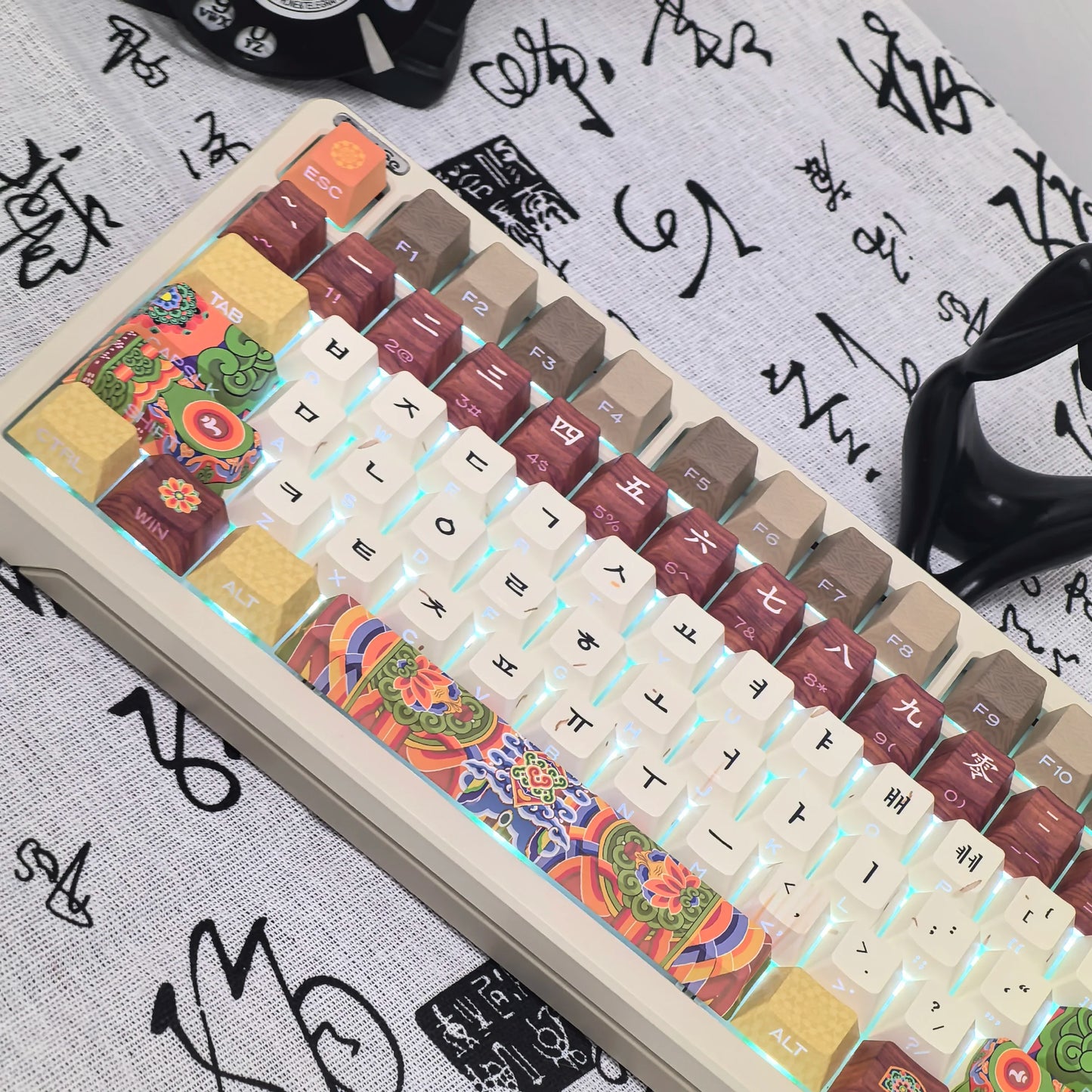 Chinese Ancient Architecture Theme Keycap - Keebookeys