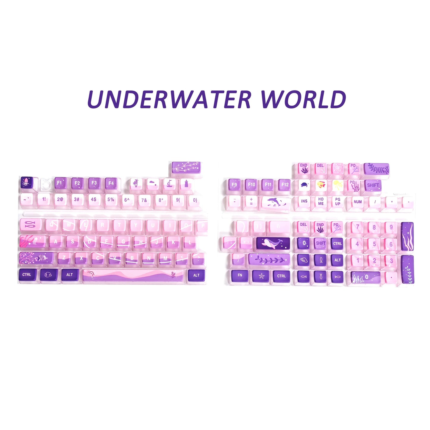 Fantasy World Collection Part I: Crystal Pudding Keycaps - Keebookeys