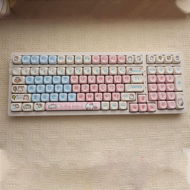 MOA Profile Milk Candy Bunny Keycaps - Keebookeys