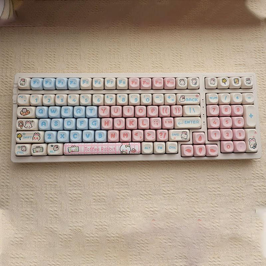 MOA Profile Milk Candy Bunny Keycaps - Keebookeys