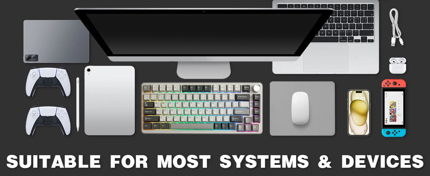 YUNZII B75 PRO Mechanical Keyboard - Keebookeys