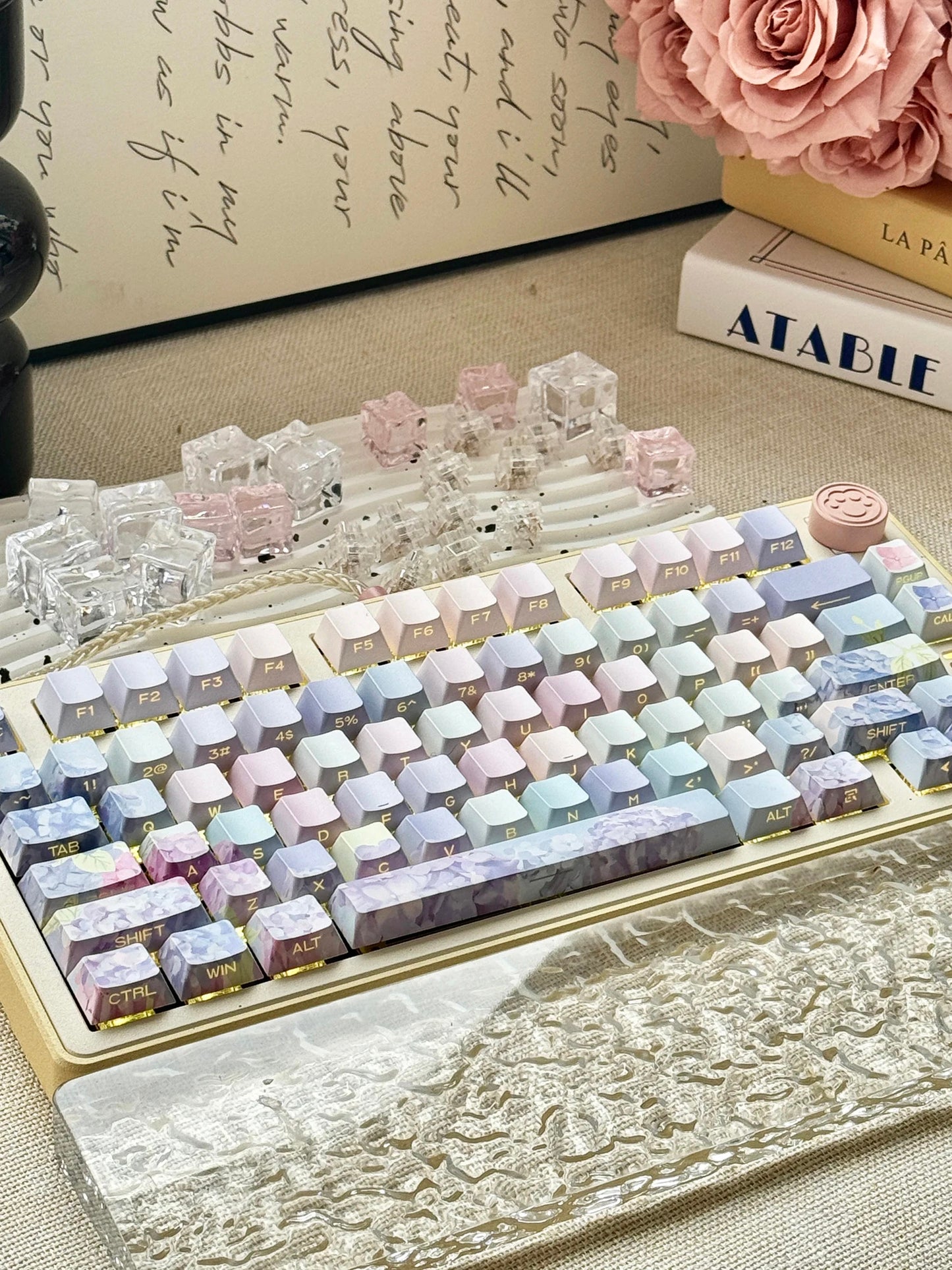 130 Keys Cherry Profile Endless Summer Theme PBT Keycaps - Keebookeys