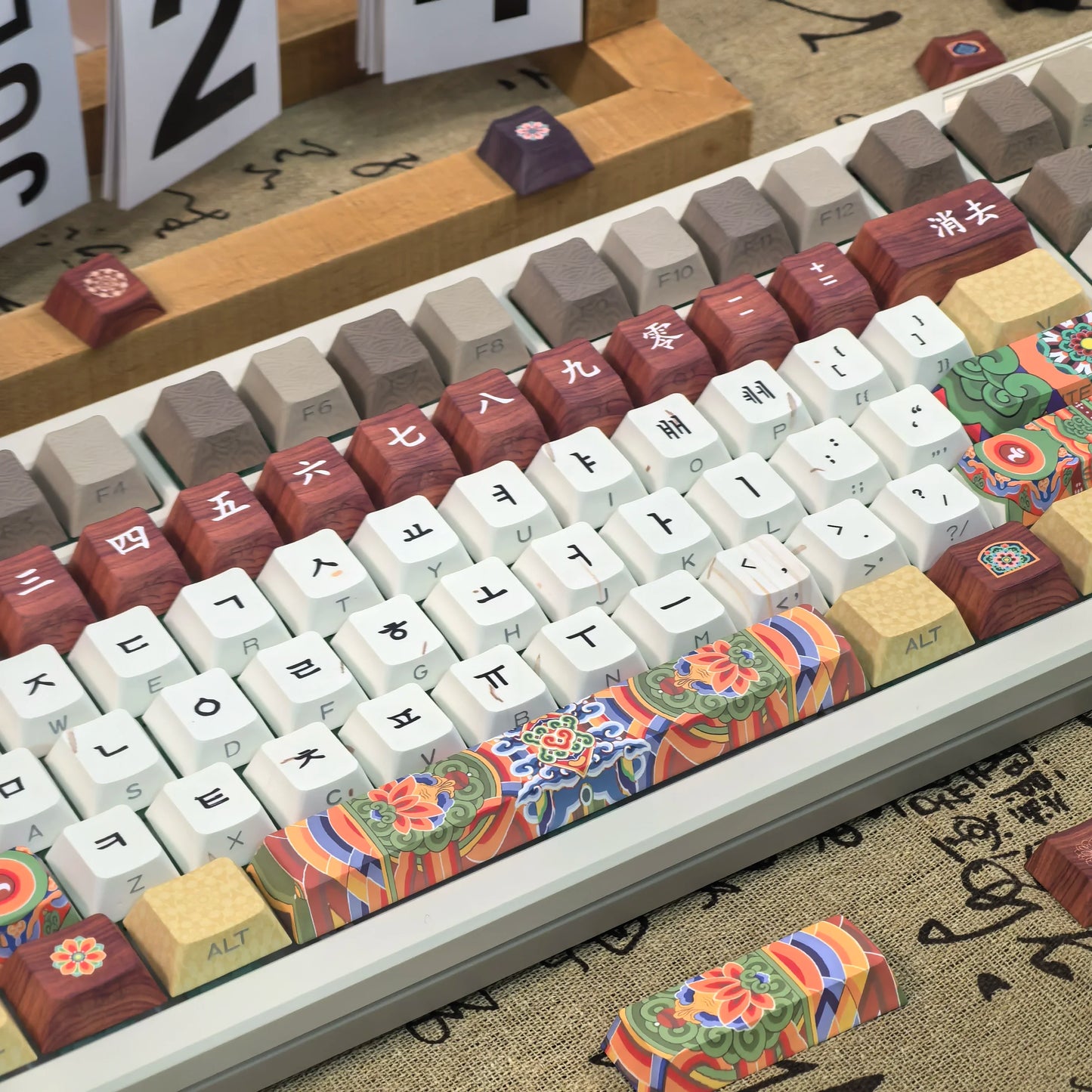 Chinese Ancient Architecture Theme Keycap - Keebookeys