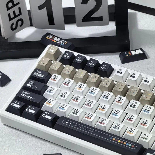 135 Keys Cherry Profile Maximalism Theme PBT Keycap Set - Keebookeys