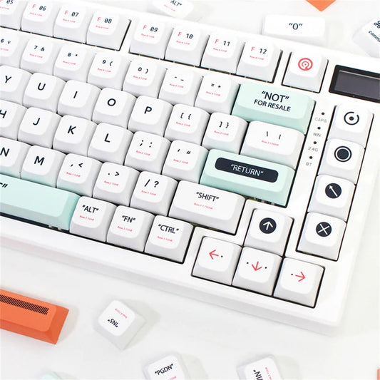 141 Keys XDA Profile Plastic Theme PBT Keycaps - Keebookeys