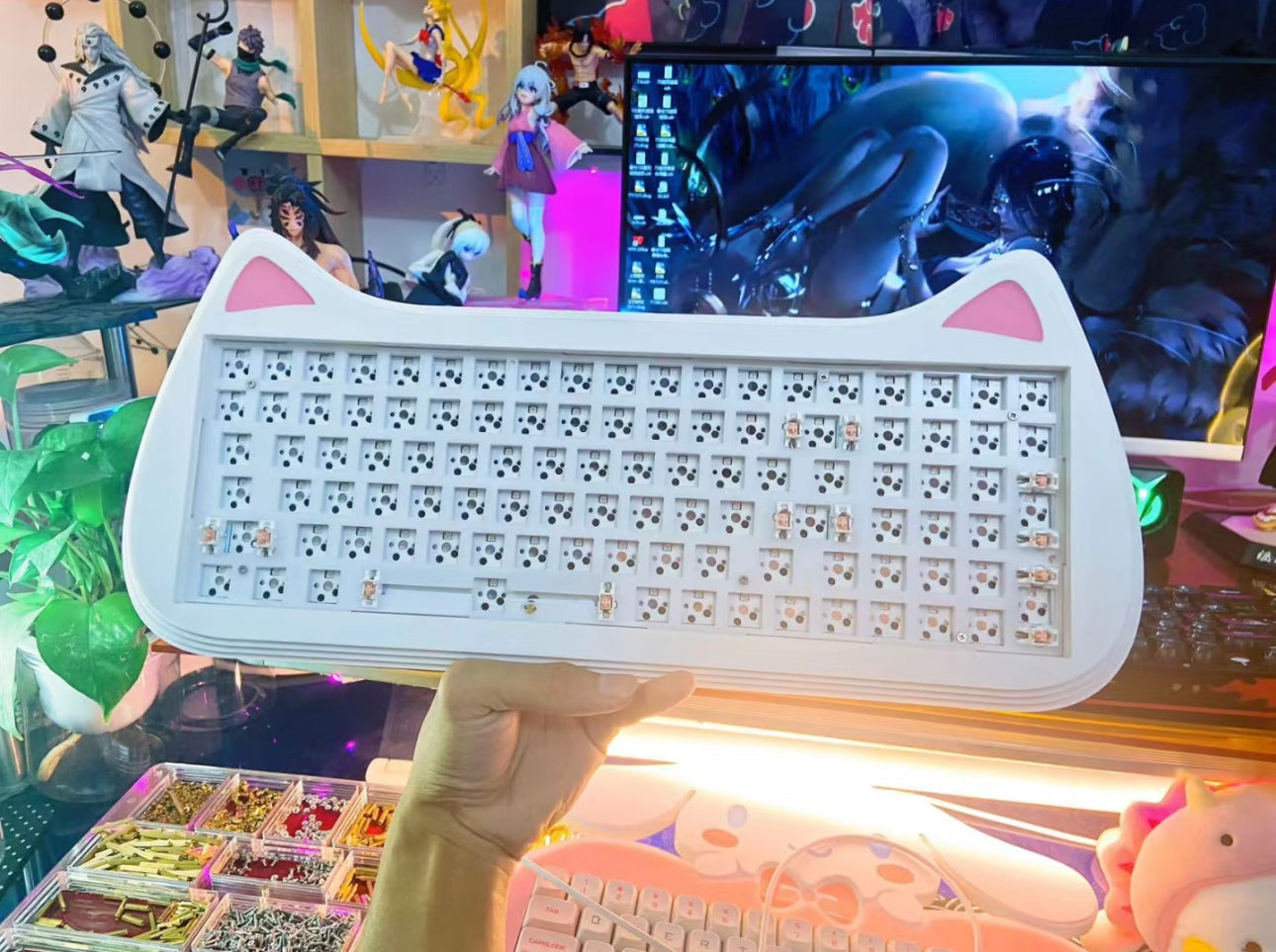 Cutie Cat 100/No keycaps